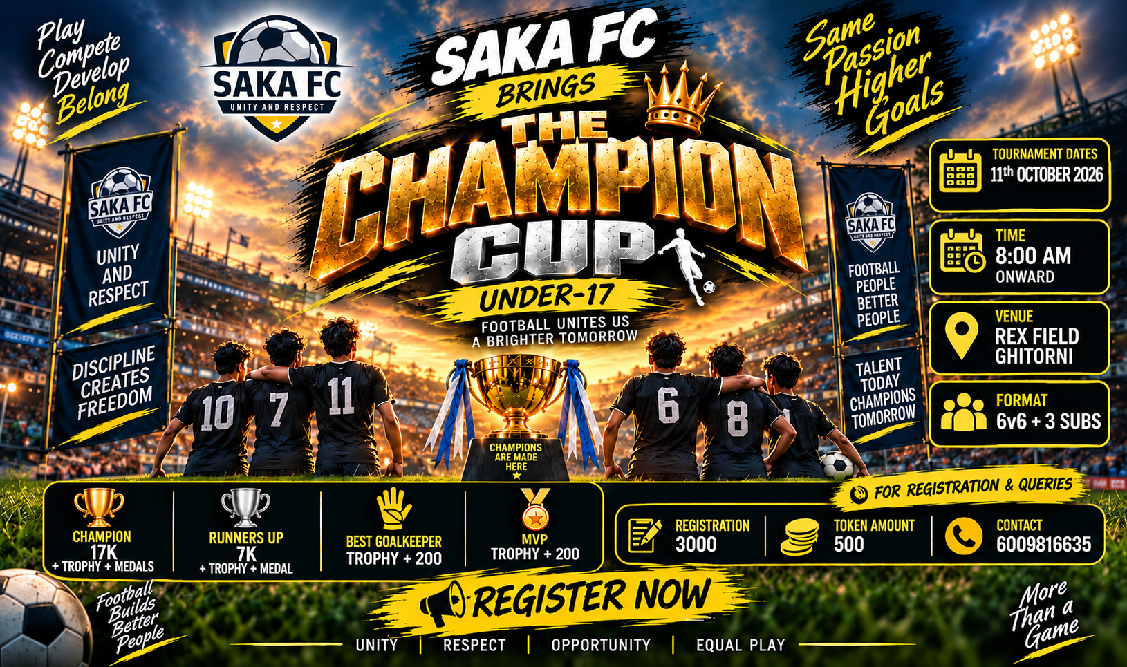 Saka FC - The Champion Cup Under 17
